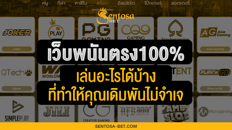 เว็บพนันตรง100%